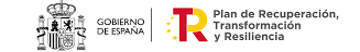 GOVERNMENT OF SPAIN RECOVERY PLAN TRANSFORMATION AND RESILIENCE logo